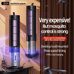 S&auml;&auml;set&otilde;rjelamp elektri&scaron;okk LED-D9 vertikaalne rippuv t&uuml;&uuml;p, putukate desinfitseerimine ja steriliseerimine, laetav must