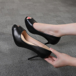 K&otilde;rge kontsaga kingad Naiste Stiletto Veekindel Platvorm 8CM Kalasuu Seksikad Kevad ja S&uuml;gis &Uuml;ksikud Kingad V&auml;ike Suurus Madala S&auml;&auml;rega Naiste Kingad 33