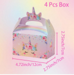 4 tk &Uuml;kssarviku teemapeo kinkekarbid kommikarbid &Uuml;kssarviku peokaunistused Pulmad Baby Shower Lastele T&uuml;drukute S&uuml;nnip&auml;evapeotarbed as shown