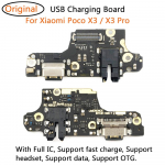 Asendus Xiaomi Poco X3 Pro USB laadimispesa dokipesa plaadi flex-kaabel t&auml;ielik IC kiirlaadimine Poco X3 Pro