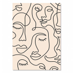 Boheemlane Henri Matisse'i plakatid Abstraktne geomeetriline n&auml;ojoon beež l&otilde;uend maalimine seinakunst Prindi pilt Kodu Elutoa sisustus 21x30cm No Framed