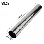 H&otilde;bedane pliiditoru roostevaba teras 1tk 2,3 tolli 20-40cm 20/30/40cm 40cm