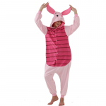 P&otilde;rsakombinesoonid Anime Kigurumi &Uuml;hesosaline Pidžaama J&otilde;ulude Cosplay Kost&uuml;&uuml;m S roosa