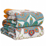 Puuvillane tekk vooditele Boho diivanir&auml;tik Suvine lahe tekk vabaaja tekk Pehme mandala voodikate Kahepoolne lina 150x200cm