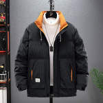 Talveparkad Meestele Paks Polsterdatud Jakk Mantel Mood Vabaaja Cargo Ruuduline Parka Pluss Suurus 9XL tume khaki v&auml;rv