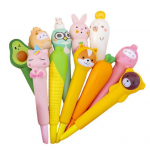 Armsad multifilmi pastapliiatsid Sujuv kirjutamine Mugava k&auml;epidemega kirjutust&ouml;&ouml;riist Korduvt&auml;idetavad &auml;revust leevendavad kirjatarbed lastele s&uuml;nnip&auml;evaks j&otilde;ulukingiks Random Style