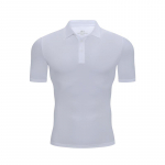 Suvine meeste vabaaja veniv T-s&auml;rk J&otilde;usaali lihase sobivusega s&auml;rk Spordi v&auml;litingimustes Quick Dry Ice Silk L&uuml;hikeste varrukatega Golfi rev&auml;&auml;riga T-s&auml;rk &uuml;hev&auml;rviline XS must