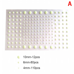 Helendav mullikleebis Kodukaunistuse helendav efektiga eemaldatav mullikleebis