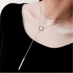 Kampsun-kett kaelakee ringikujuline riba pikk kaelakee naistele kingitus 80 cm kaelakee kaelarihmad Choker S-N51