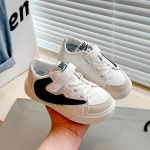 Korea vabaaja laste spordijalatsid poistele kingad uued t&uuml;drukud lauajalatsid hingavad valged kingad 26 must