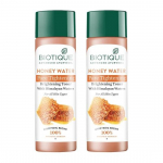 Biotique Honey Water Poure Thenning Brightening Toner with Himaalaja Waters|Niisutatud ja niisutatud nahk | 120 ml (Pakis 2)
