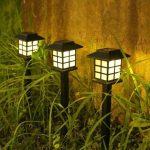 3000LM 2tk P&auml;ikeseenergia v&auml;lisvalgustid veekindla maja LED tee valgusandur p&auml;ikesemaastiku valgustid &otilde;ue sise&otilde;ue k&otilde;nnitee aia jaoks Warm light-2PCS