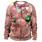 Mehed Naiste Elf Inetu J&otilde;ulukampsun 3D Naljakas prinditud j&otilde;ulukampsunid Topid Unisex Pullover P&uuml;hadepidu Tacky J&otilde;ulukampsun M