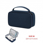 Reisikaabli organiseerimiskoti kott Elektroonilised tarvikud vidina kandekott Kaasaskantav veekindel hoiukott kaabli juhtme jaoks M tumehall v&auml;rv