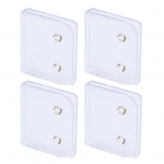 4/8 tk du&scaron;ikardinate klambrid tuulekindlad isekleepuvad kergesti paigaldatavad korduvkasutatavad mitmek&uuml;lgsed vannitoakardinahoidjad 4pcs puhas