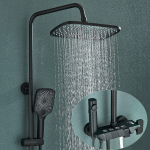 Must Du&scaron;is&uuml;steem Vihmadu&scaron;&scaron; Segisti Komplekt K&auml;idu&scaron;&scaron; Seinale Paigaldatav must