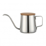 Roostevabast terasest kohvikann, pikk kitsas tila, valada puidust kaas &uuml;le hanekaela 350ml h&otilde;be