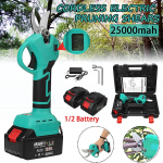 25000MAH juhtmeta elektriline p&uuml;gamismasin T&otilde;hus viljapuu bonsai p&uuml;gamisoksad l&otilde;ikur Haljastus 1/2 aku jaoks 128VF 1*Battery