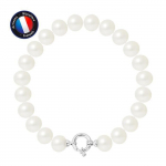 Bracelet - PERLINEA - V&eacute;ritable Perle de Culture 9-10 mm - Argent 925 - Longueur 18 cm - Femme