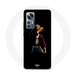Coque Maniacase pour Xiaomi 12 5G one piece manga anime luffy fond noir