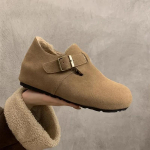 Naiste kingad 2024 Br&auml;nd Pandlaga Rihm Naiste Balleriinad Mood &Uuml;mar Nina Vabaaja Balleriinad Naiste Talv Pluss Samet Kerged Madalad Kontsad 40 kaamel