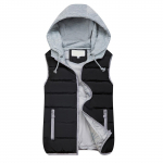 10 v&auml;rvi mood naiste talvine soe mantel vest polsterdatud jakk XL must