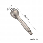 roostevabast terasest kullast toidutangid liha salatileiva serveerimistangid libisemiskindlad klambrid grillimiseks k&ouml;&ouml;gitarvikud BBQ toiduvalmistamisklamber