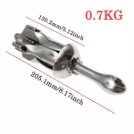 0,7 kg/1,5 kg vastupidav paadiankur t&auml;ispuhutav paat roostevaba teras raudmetallist ankur paadi jaoks kajakk v&auml;ike paat parvep&uuml;&uuml;gipaat kajakk