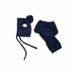 Koerak&uuml;bar Talvine Soe Triibuline Kootud M&uuml;ts+Sallkrae Kutsikas Teddy Kost&uuml;&uuml;m J&otilde;uluriided J&otilde;uluvana Koerakost&uuml;&uuml;mid M