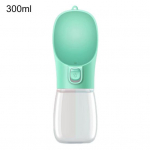 300 ml/550 ml lemmiklooma pudel, suure mahutavusega lekkevastane l&auml;bipaistev pind koera veepudeli v&auml;ike kauss roosa