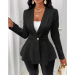 YYFS Naistemood vabaaja &uuml;hev&auml;rvilised s&uuml;gistalvised pikkade varrukatega V-kaelusega jakid ja mantlid L