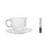 K&otilde;rgele temperatuurile vastupidav klaasist taldrik, lilleline teekruus Elutoa l&auml;bipaistev p&auml;rastl&otilde;unane teetass tassi ja alustassiga teen&otilde;udega 201-300ml