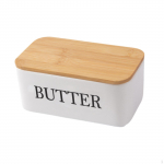 Ceramic Butter Dish with Lid Keeper,Easy to Clean,Butter Holder,Porcelain Container