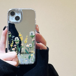 Mobiiltelefoni&uuml;mbrised iPhone 11 13 XR 15 Pro Max 12 14 Pro Max &uuml;mbris iPhone 16 XS Max Mirror kaitse&uuml;mbris Peegel peen multikas veekindel iPhone 11 Pro Max h&otilde;bedane liivav&auml;rv