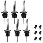 6 komplekti roostevabast terasest &otilde;li veinipudeli valaja jaotur korgiga