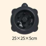 Uus lemmikloomade l&auml;mbumisvastane aeglase toidukauss koerakauss lemmikloomatoidukauss &uuml;mberl&ouml;&ouml;givastane lemmikloomatarbed suurtele keskmistele ja v&auml;ikestele kassidele ja koertele 25*25*5cm