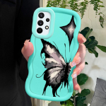 V&auml;rvitud mustriga Big Wave Edge pehmest silikoonmaterjalist Macaron telefoni&uuml;mbris, p&otilde;rutuskindel kaitsev kummist korpus Samsung Xiaomi Poco Redmi jaoks Redmi Note 11 Pro 5G valge
