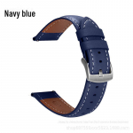 Ehtne nahkrihm Huawei GT2/GT3/GT4, Samsung S1, Apple'ile &ndash; nutikella n&ouml;&ouml;pn&otilde;elaga pandlaga Huawei/Samsung interface [22mm]