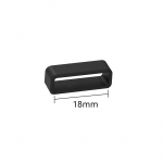 1/5 tk Must 12 14 16 18 20 22 24 26 28 30 mm kellarihma aasa r&otilde;ngas silikoonkummist kellarihmad tarvikud hoidik kapp 18mm* 5