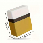 Kummist kustutuskumm kingade puhastamiseks, kummipoleerimist&ouml;&ouml;riist seemisnahast tossude puhastamiseks, v&auml;ikesed valged kingad, plekieemaldus, kuiv Square