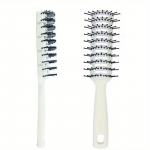 Retro kaarduv lahtistav juuksehari meestele &ndash; &Otilde;lipeaga juuksurikamm &otilde;huava disainiga sujuvaks kujundamiseks must