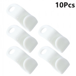 10 tk Mini riidenagi kapi &uuml;henduskonksude jaoks Kaskaadne plastikust riidekapp mantli korrashoidja nagi hoidik ruumi kokkuhoid