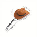 Uus kassim&uuml;ts Cowboy Pet Mini Kutsika M&uuml;ts Western Cowboy Style V&auml;ike kassi ja koera lemmikloomapidu Festivali v&auml;ike m&uuml;ts One-size