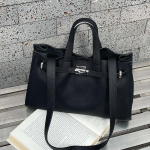 Kerge luksus S&uuml;gis/Talv &Uuml;ler&otilde;iva Nahast Suure Mahutavusega &Uuml;he &Otilde;la Crossbody K&auml;ekott Ehtne Nahk Naiste T&otilde;stekott must