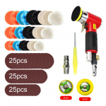 PECHAM108tk Juhusliku orbitaaliga &otilde;huliivapaber Minipneumaatiline lihvimismasin Auto poleerimiseks Suure kiirusega &otilde;hutoitega lihvimispoleerija