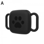 Tile Mate 2020 lemmiklooma kaelarihm silikoonist kaitse&uuml;mbris p&otilde;rkeraam kadumisvastane kriimustusvastane Tra Y4G6 Black-1set