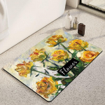 Vannimatt Imav Libisemiskindel P&otilde;randamatt Pehme Diatomiit Mudast Jalamatt Tualett Tualettvaip Tualeti Ukse Ees Uksematt 40*60CM