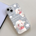 Mobile Phone Cases for iPhone 11 13 XR 15 Pro Max 12 14 Pro Max Case iPhone 16 7 Plus 8 Plus XS Max 6 15 Plus Laser Wave Pattern Anti-drop Waterproof iPhone 6&6S puhas