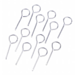 100 tk. tulekustuti tarvikud &uuml;mmarguse raudtihvtiga, millel on avaklapi kaitsetihvt. Raudtraadist tihvt pulbertulekustuti jaoks h&otilde;be