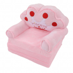 Kokkupandav laste diivan 2-in-1 lahtik&auml;iv armas diivanvoodi elutuppa, magamistuppa, kroonimustriga, roosa 3 three layers